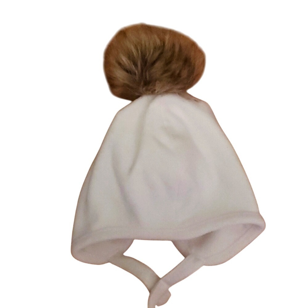 Lands End fleece infant hat